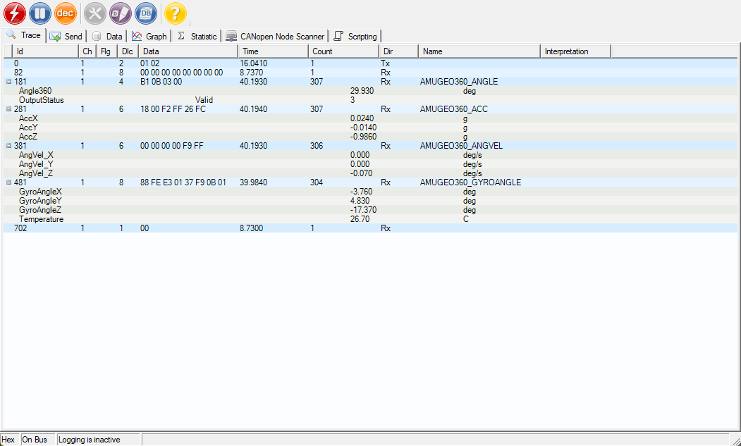 CANtrace - CAN bus Analyzer software - Image 3