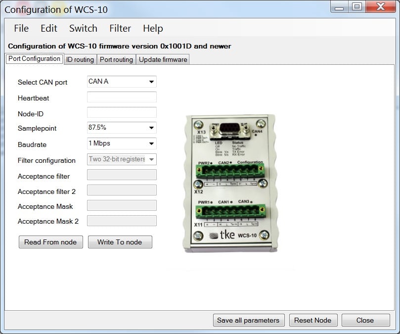 CAN Switch Configuration tool - Image 2